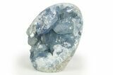 Free-Standing Crystal Filled Celestine Geode - Madagascar #303868-1